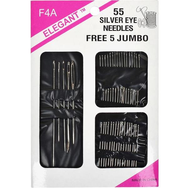 Набір голок для ручного шиття F4A55 в наборі 55 штук Вінниця - фото 1