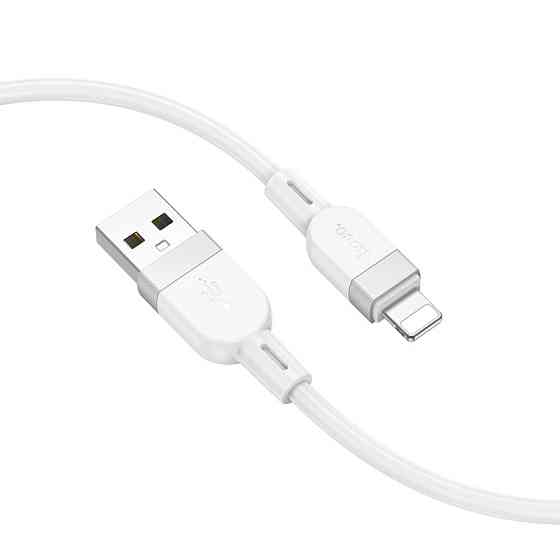 Кабель HOCO X109 Energy silicone charging data cable iP (L=1M) White Київ