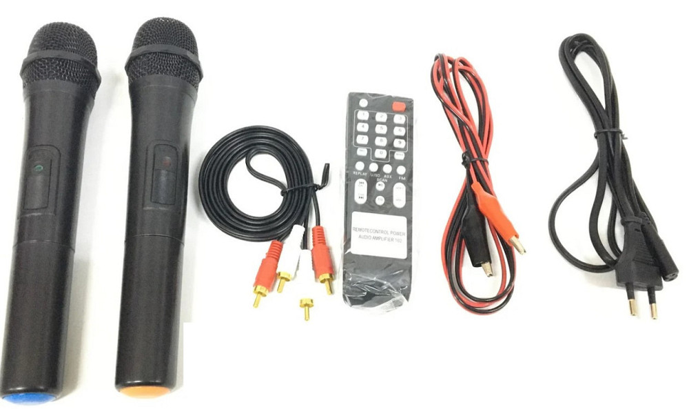 Акустична переносна колонка 60 ватів на колесах із мікрофоном караоке Одеса - фото 3