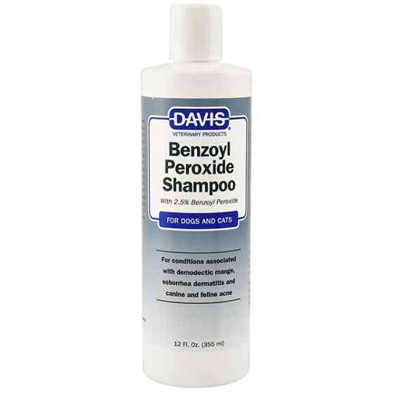 Davis Benzoyl Peroxide Shampoo ДЕВІС 2,5% БЕНЗОЇЛ ПЕРОКСИД дерматокосметичний шампунь для собак і котів з демодекозом і дерматитами Київ
