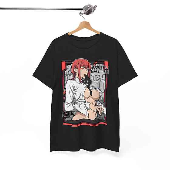 Футболка аниме Человек-бензопила оверсайз (S/M/L) Черний AnimeJ0096 Днепр