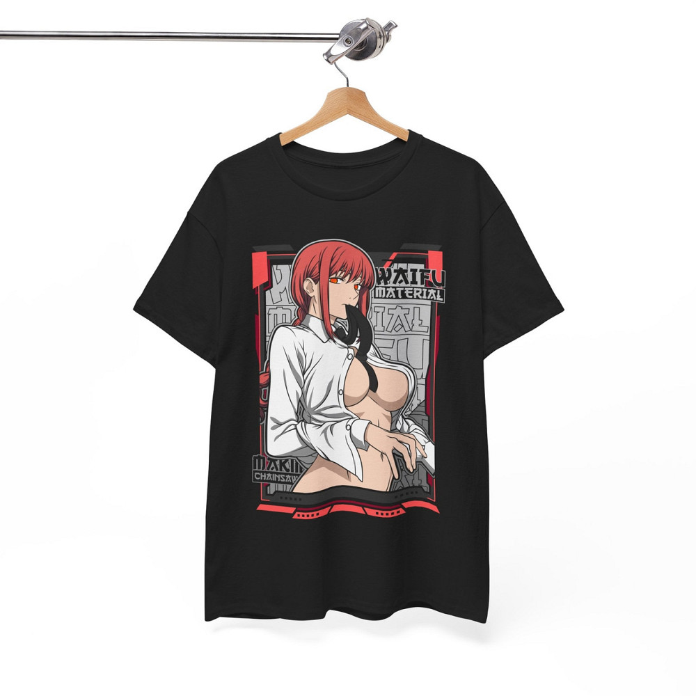Футболка з аніме принтом Людина-бензопила оверсайз (S/M/L) Чорний AnimeJ0096 Дніпро - фото 6