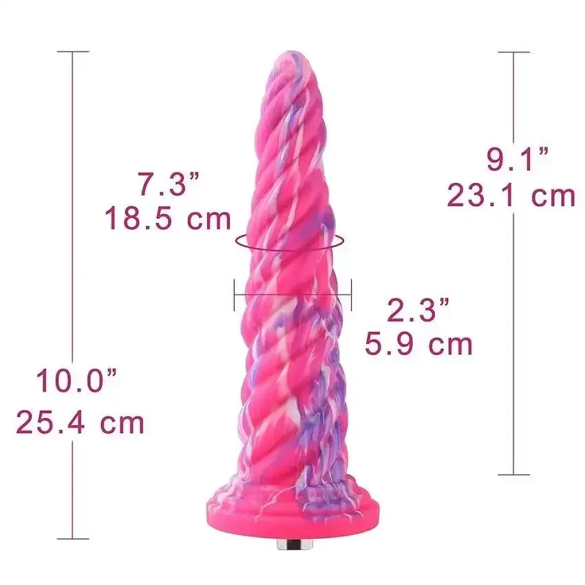Силіконовий дилдо Hismith Awl Shape Silicone Dildo Monster Series Львів - фото 2