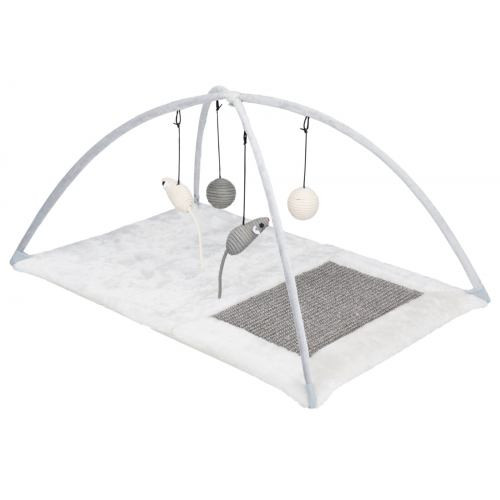 Коврик Trixie для кошек Развлекательный комплекс с царапинкой сизаль/плюш 60х33х42 см Киев - изображение 2