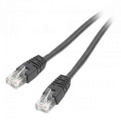 Патч-корд 1м UTP cat 6 CCA black Cablexpert (PP6U-1M/BK) Винница - изображение 1