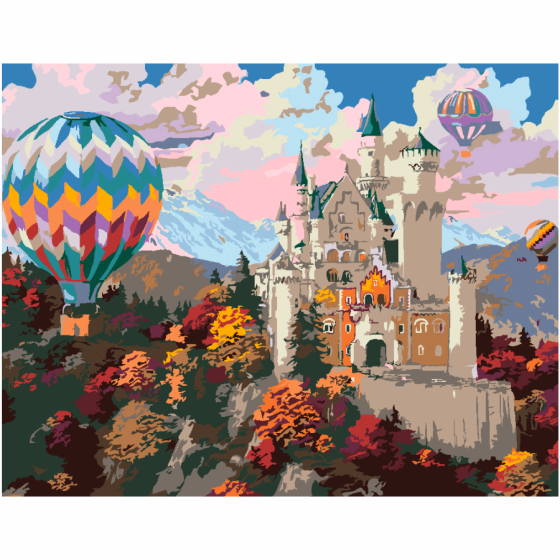 Картина за номерами „Dream Castle“ 35×45см ROSA START Київ