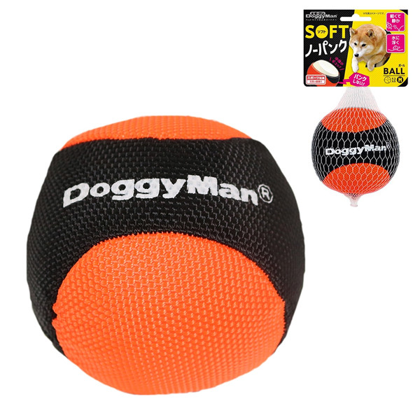 DoggyMan Soft Ball M ДОГГІМЕН М’ЯКИЙ М’ЯЧ З НАПОВНЮВАЧЕМ іграшка для собак Київ - фото 1