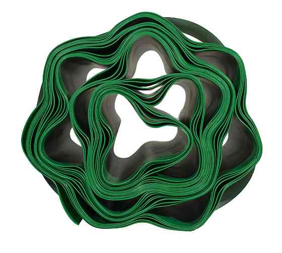 Бордюрна стрічка 20 см 9 метрів VARTCO зелена (Польща) пластикова Дніпро