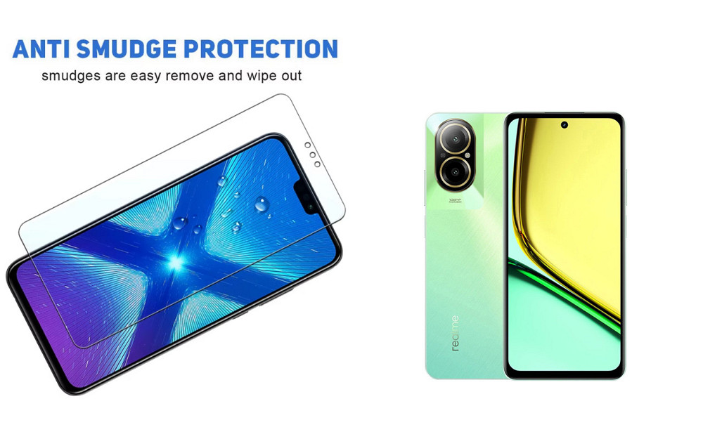 Защитное стекло NeoGlass для Realme C67 4G, Realme C67 5G – ультрапрозрачное и устойчивое Киев - изображение 3