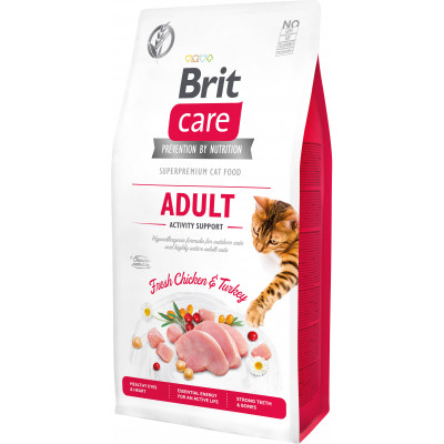 Сухий корм для кішок Brit Care Cat GF Adult Activity Support 7 кг (8595602540815) Вінниця - фото 1