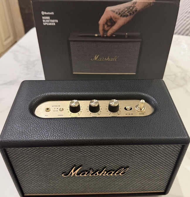 Моноблочна акустична система Marshall Acton III Black. Харків - фото 3