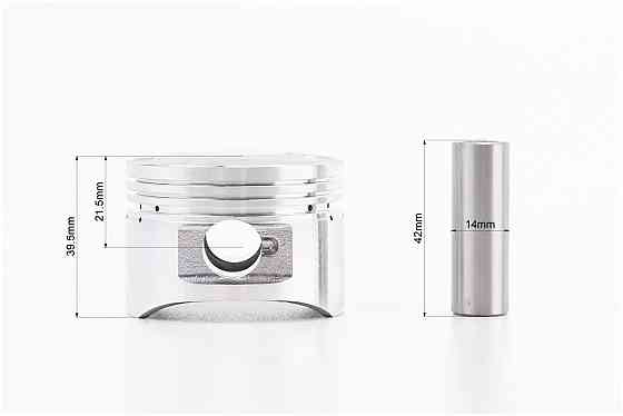 Циліндр к-кт (цпг) 125cc-54мм (палець 14мм, висота циліндра 69мм, висота поршня 39,5мм) Київ