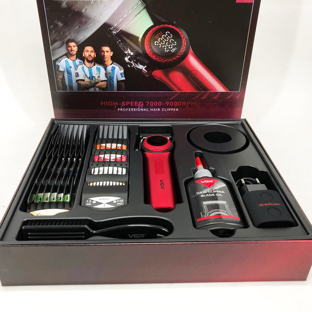 Многофункциональный триммер для стрижки волос и бороды, Профессиональный беспроводной триммер DY-69 Львов - изображение 12