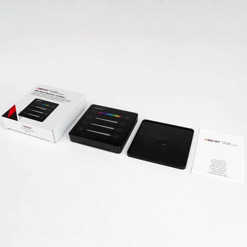 Miboxer Панель керування B6 SPI 1 зонна чорна White/RGB/RGBW/CCT RF 2.4G MiLight Київ - фото 4