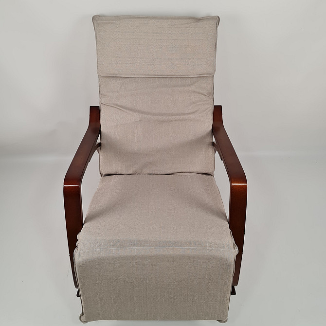 Крісло гойдалка з підставкою для ніг Avko ARC003 Walnut Beige Київ - фото 6