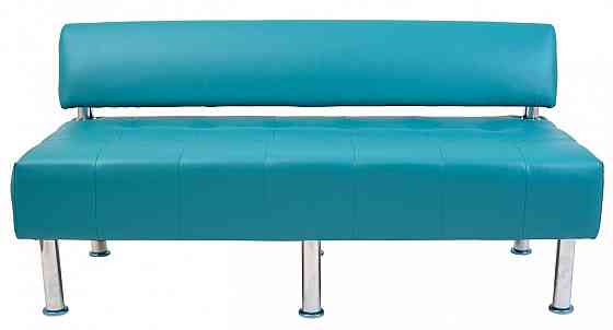 Диван Office Boom двойка со спинкой 1550х650х750 Голубой Киев