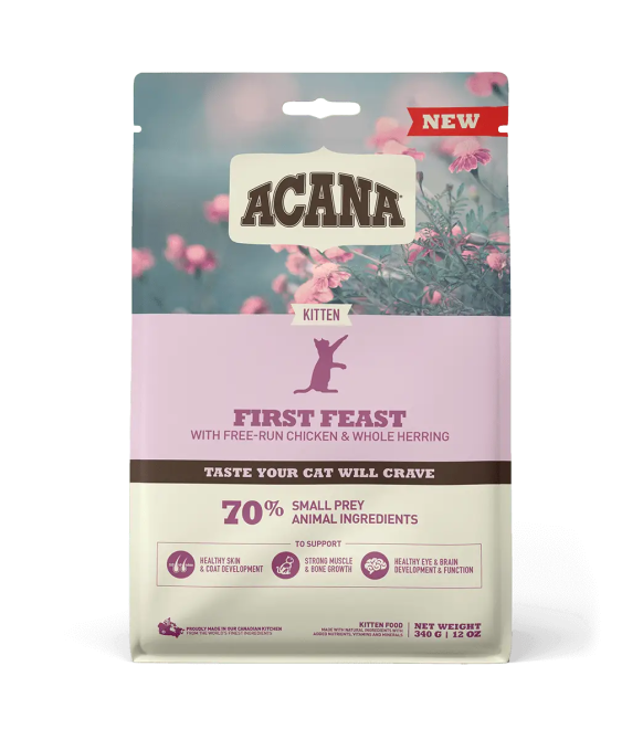 Acana First Feast Kiten (Акана Ферст Фест Кіттен) сухий корм для котять всіх порід 0.340 Запоріжжя - фото 1