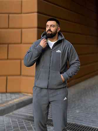 Мужской костюм из флис- полара XL-XXL, Графит Одесса