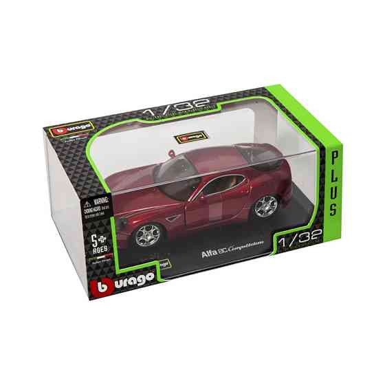 Дитяча автомодель ALFA 8C COMPETIZIONE Bburago 18-43004 червоний металік, 1:32 Вінниця