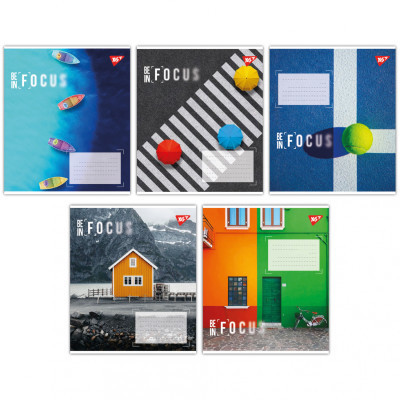 Тетрадь Yes Be in focus 96 листов линия (767425) Винница - изображение 1