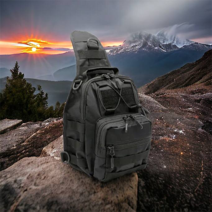 Чоловіча тактична сумка барсетка, Сумка у військовому стилі на плечі, Тактичний месенджер YR-13 Львів - фото 1