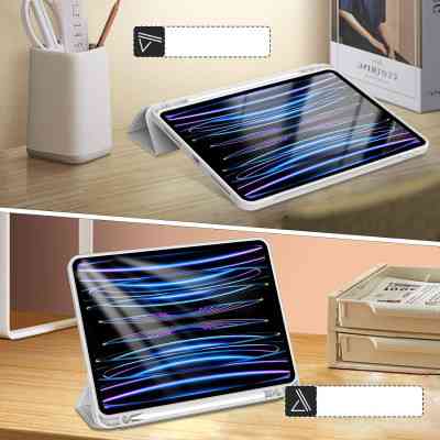 Чехол для планшета BeCover Tri Fold Hard TPU Apple iPad Pro 11 2020/2021/2022 Gray (711111) Винница