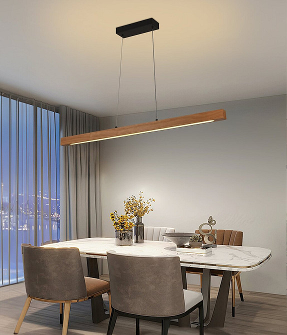 Світлодіодна підвісна люстра VALESO з пультом Димування + Дистанційне керування + Додаток MTD129 Коломия - фото 1