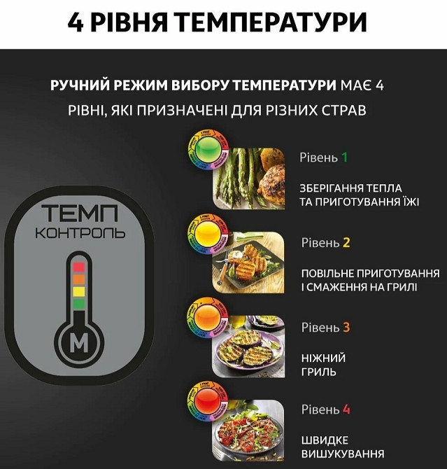 Гриль Tefal OptiGrill + GC712834 Новый ! Киев - изображение 4
