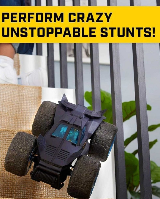 Машинка Бэтмен Бэтмобиль на радиоуправлении Batmobile Stunt Force. Харьков - изображение 6