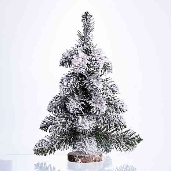 Lugi Штучна міні ялинка "Снігова королева" засніжена на пластиковій підставці 40 см SOK-M-05-1 Коломия
