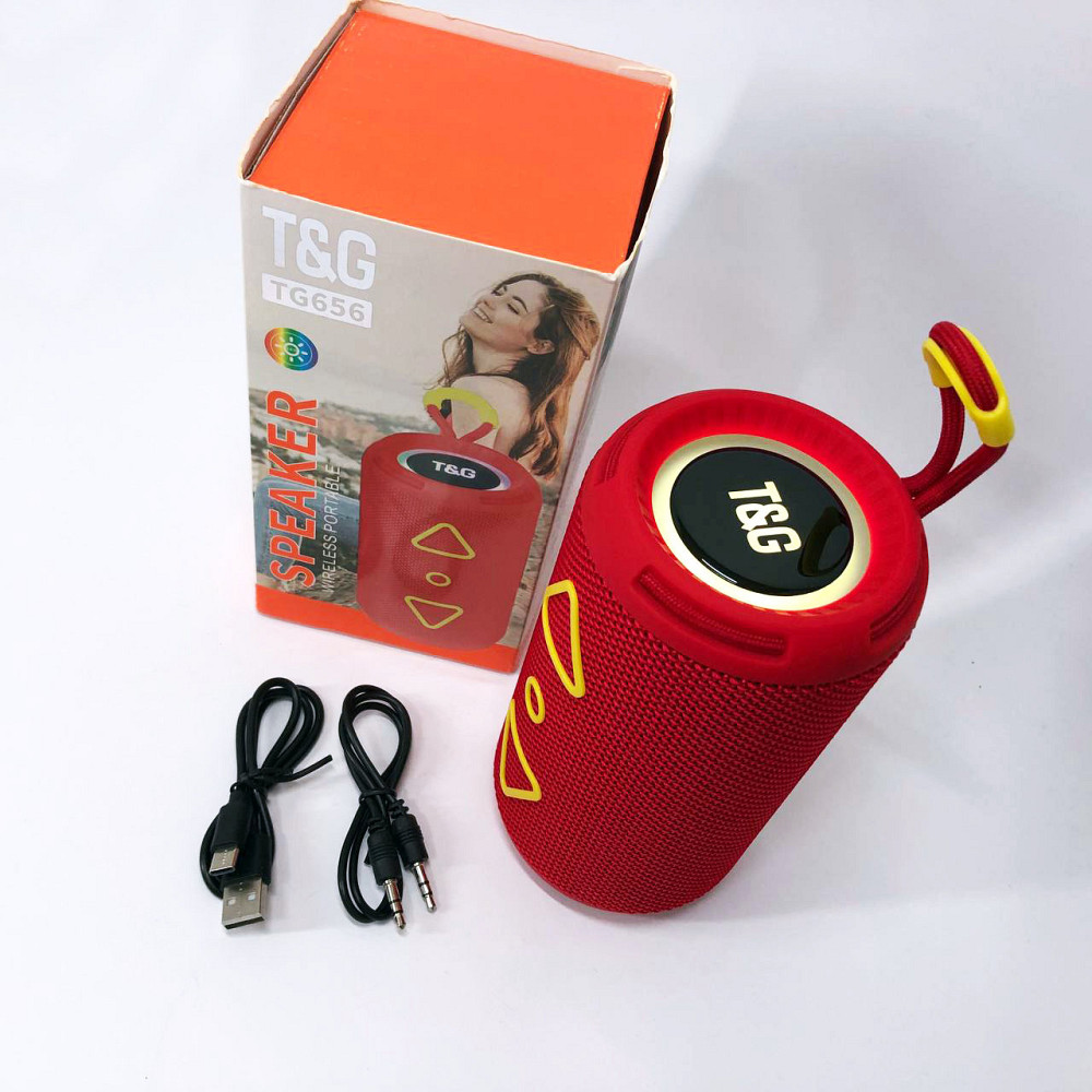 Переносна колонка для вечірки TG656, Колонка з динамічним led підсвічуванням Bluetooth музична IG-10 Львів - фото 9