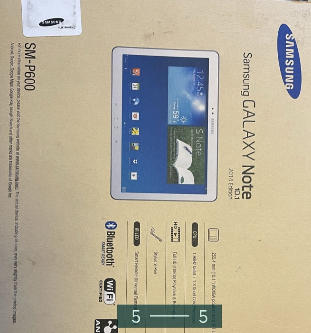 Планшет Samsung Galaxy Note 10.1