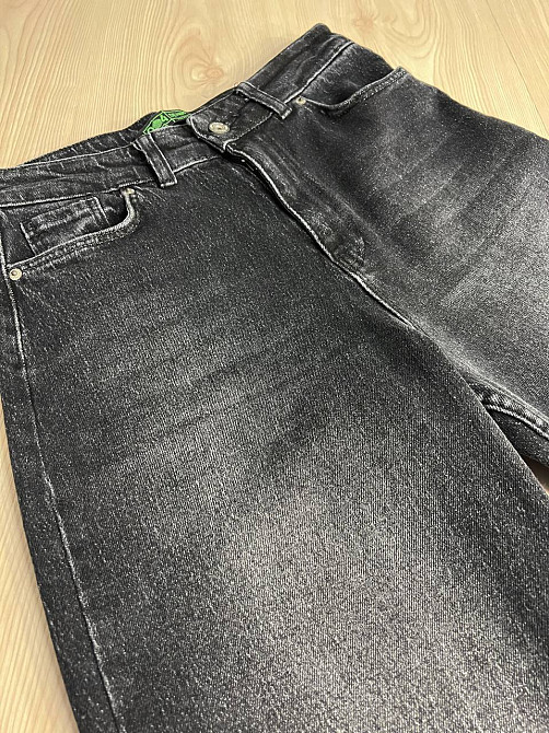 Джинси жіночі Q-4 Denim 561-70 палаццо рівні від стегна стрейчеві комфорт, чорний, 28, 28, 76 см, 104 см Київ - фото 12