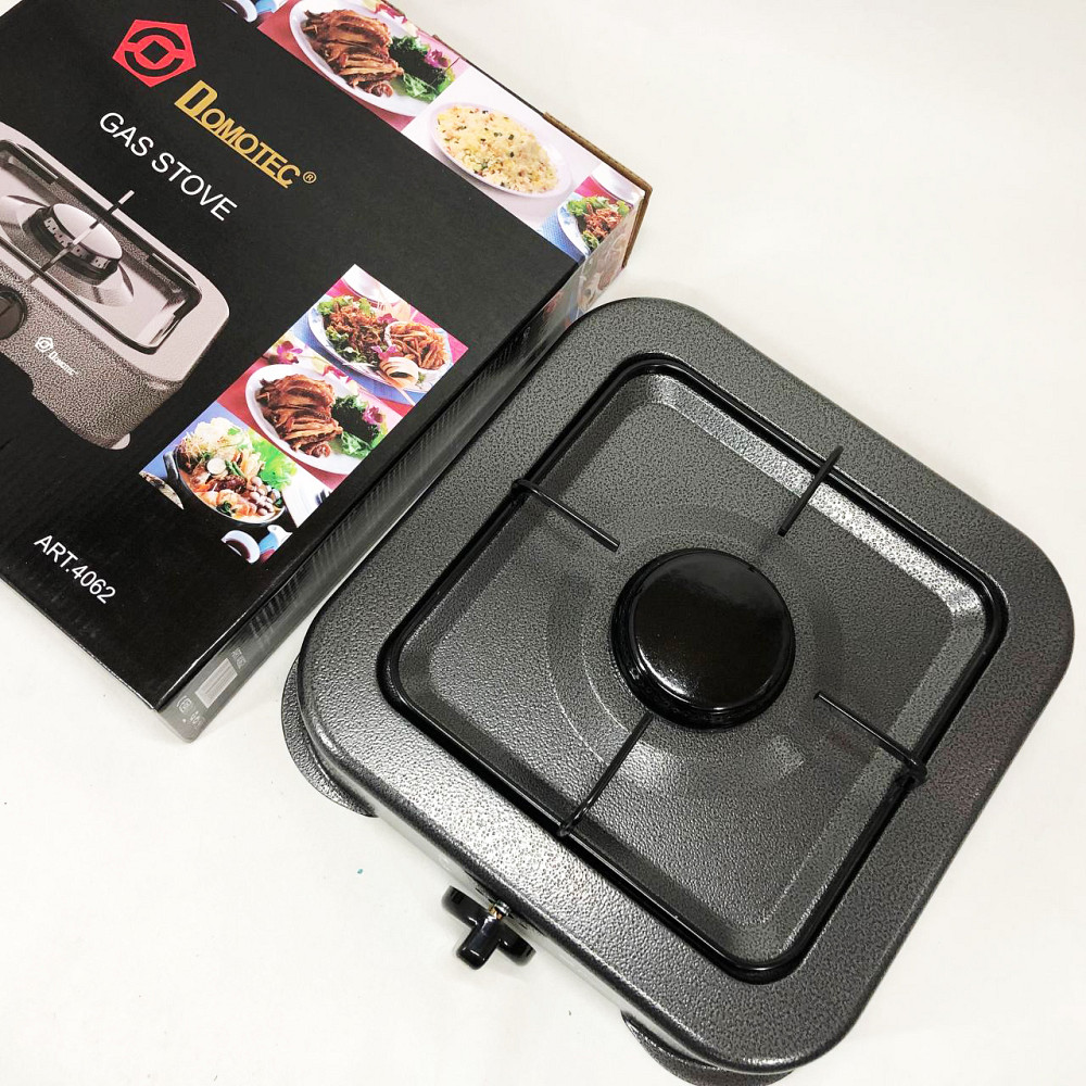 Газовая плита DOMOTEC MS-6601 на 1 конфорку. Цвет: серый IS-75 Львов - изображение 2