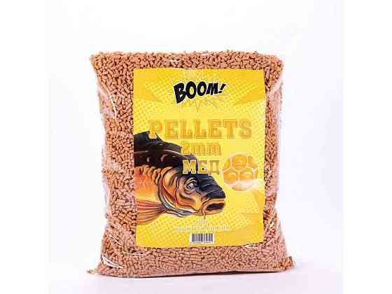 Принада в гранулах Pellets Мед 900г 2мм ТМ BOOM Киев