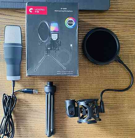 RGB микрофон для пк, ноутбука. Киев
