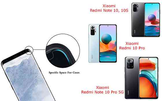 Захисне скло HyperGlass Pro для Xiaomi Redmi Note 10, 10S, 10 Pro, 10 Pro 5G – максимальна чутливість та захист Київ