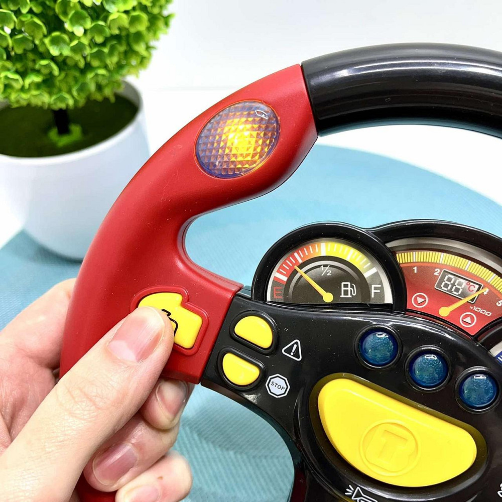 Руль музичний Limo Toy українська озвучка Червоний (7737 UK) Чернігів - фото 8