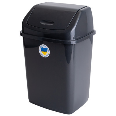 Контейнер для сміття Алеана Граніт 10 л (алн 122063/граніт) Вінниця - фото 1