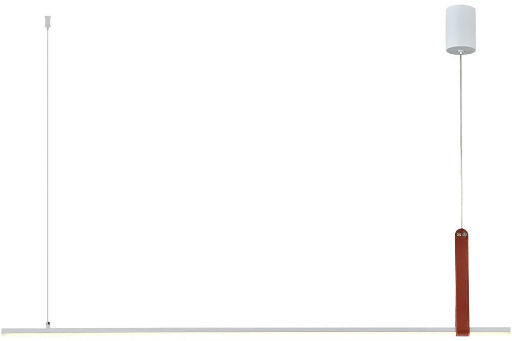 VALESO Підвісний світлодіодний світильник G 2810/1100 44W Білий+Штучна шкіра Коломия - фото 9