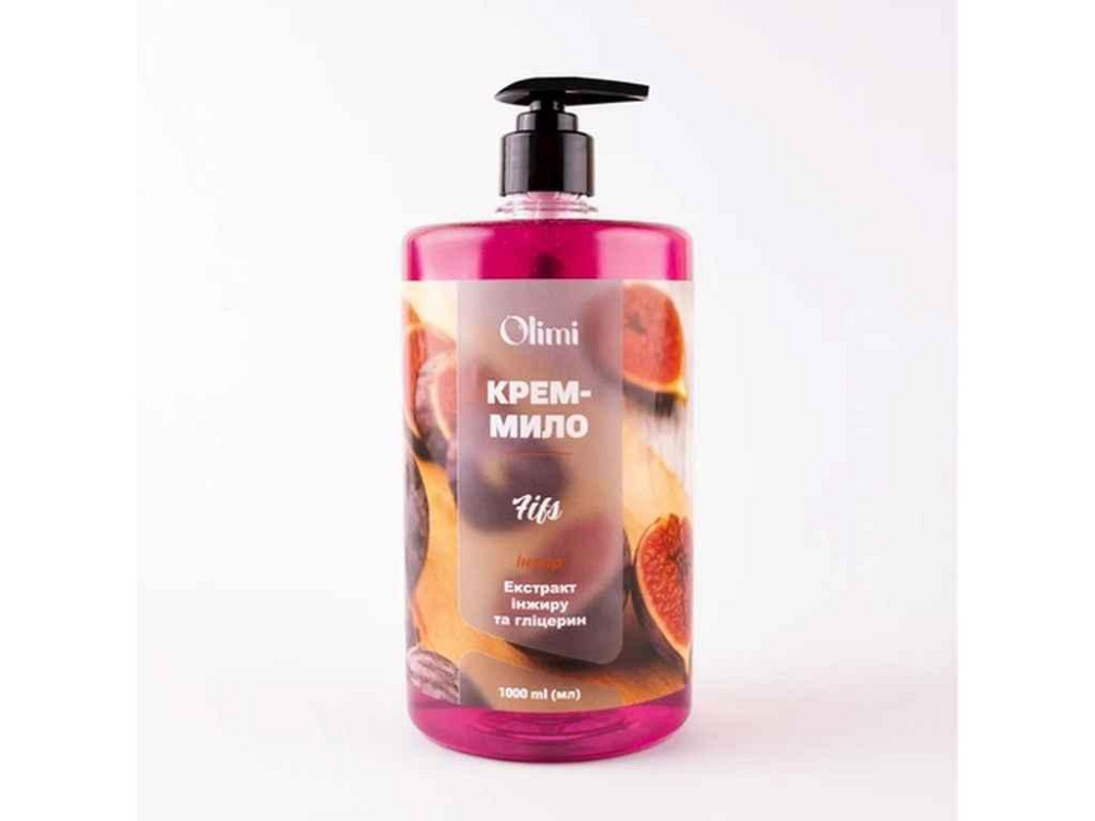 Крем-мило рідке 1л Інжир ТМ OLIMI Київ - фото 1