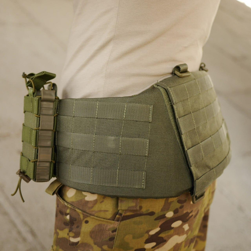 Військовий РПС олива із стрічками молле R-1 розвантажувальний пояс без ремінів рпс із стрічками матеріал Cordura     WAR Львів - фото 9