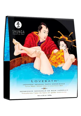 Гель для ванни Shunga LOVEBATH – Ocean temptations 650 г, робить воду ароматним желе зі SPA-ефектом Львів
