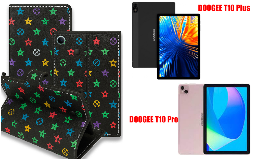 Книга-трансформер для планшета Doogee T10 Plus, T10 Pro, цвет Black Lyi Black Киев - изображение 1
