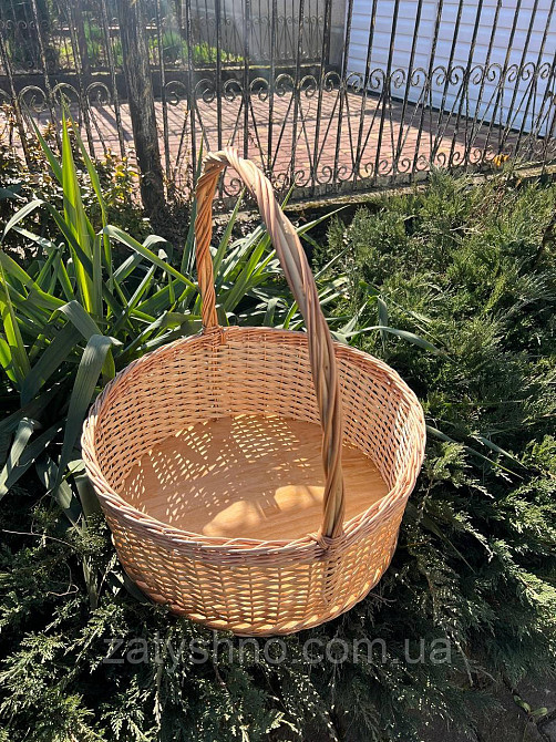 Кошик плетений для квітів великий Київ - фото 5