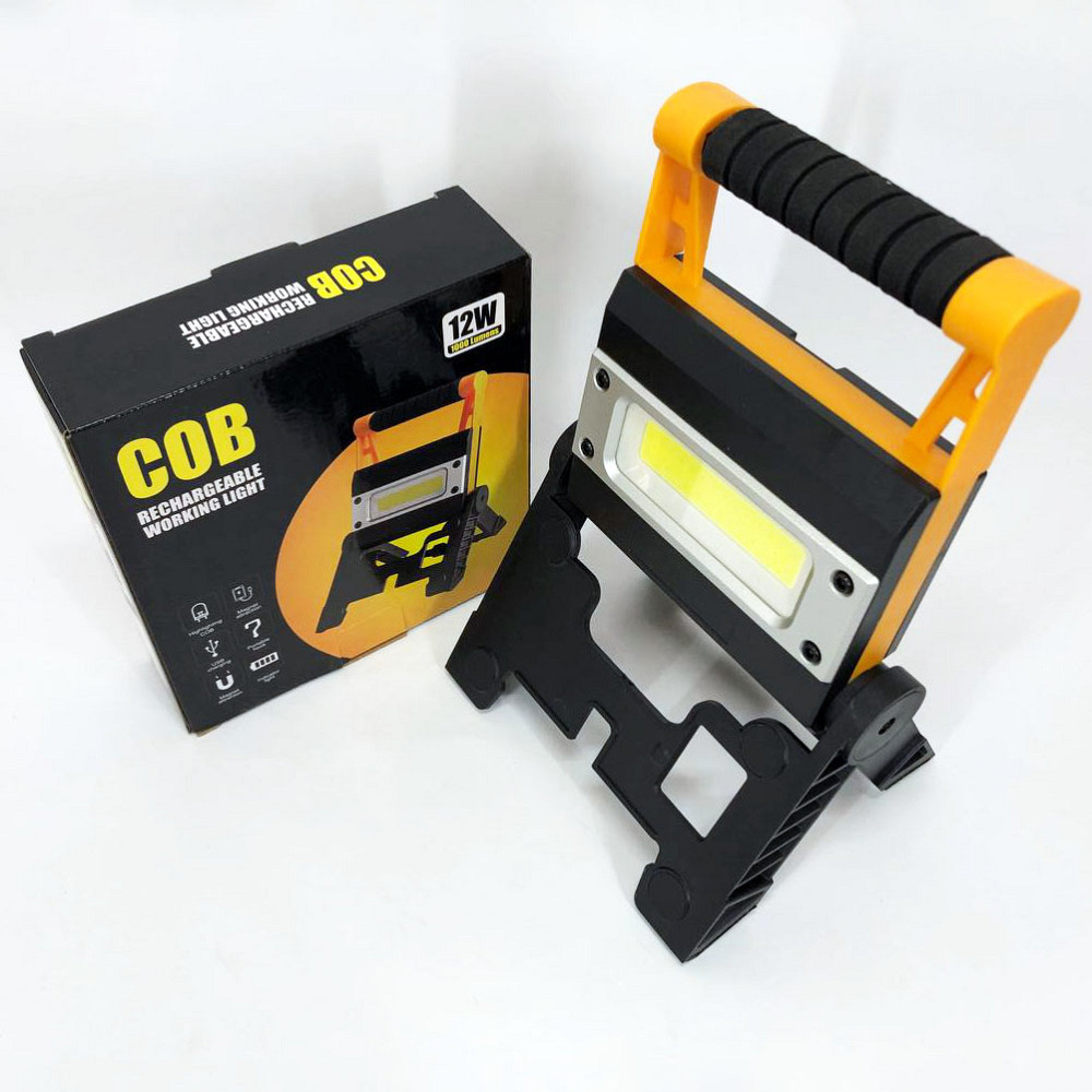 Фонарь прожектор, Аварийная лампа, Светодиодный аккумуляторный led фонарь, Прожектор света FY-43 Львов - изображение 3