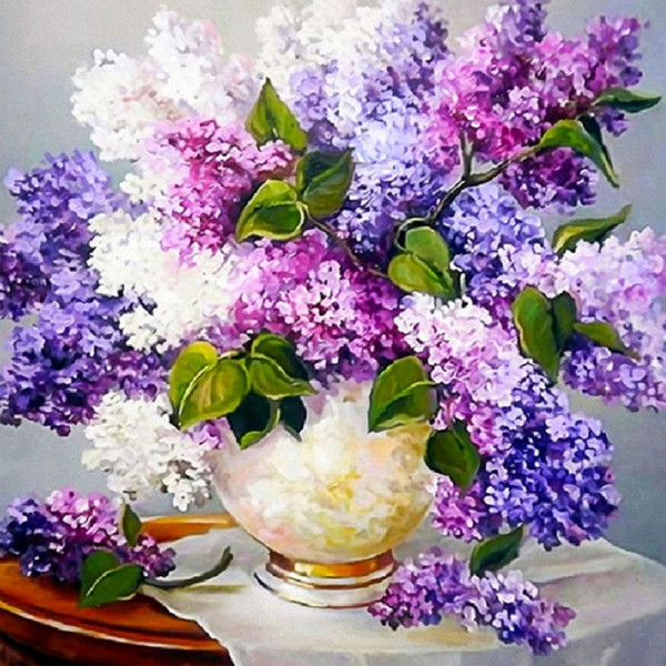 Алмазна мозаїка SANTI "Ароматний букет", 40*50см на підрамнику, шт Київ - фото 1