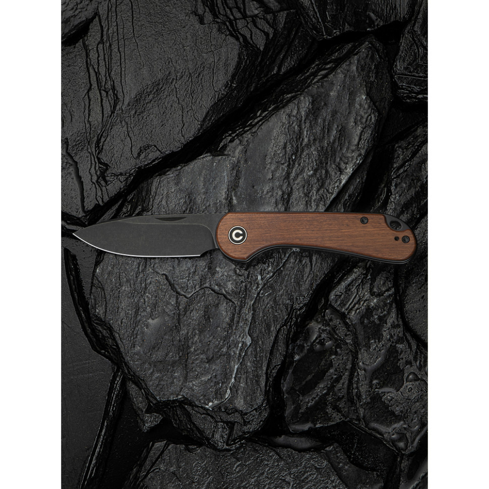 Ніж складаний кишеньковий Civivi Elementum Slip Joint, (7.5 см) 14C28N / Guibourtia Wood Київ - фото 17