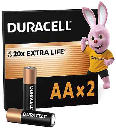 Щелочные батарейки Duracell AA, 2 шт. (6409640) Киев