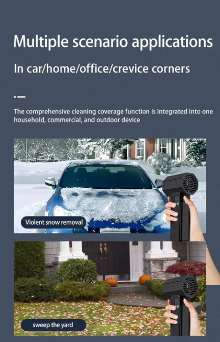 Турбовентилятор акумуляторний Jet Fan 750 Вт 50 А 4000 мА·год для автомийки Чорний Вінниця - фото 8